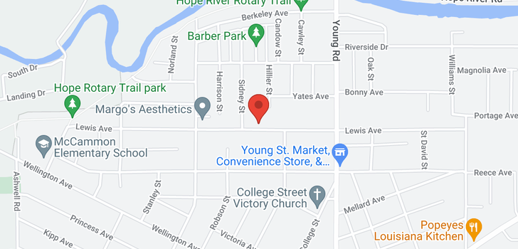 map of 45813 LEWIS AVENUE
